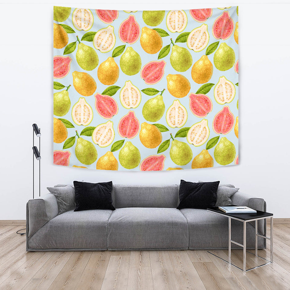 Guava Design Pattern Wall Tapestry