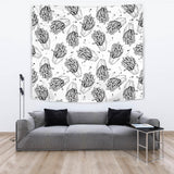 Hand Drawn French Fries Pattern Wall Tapestry