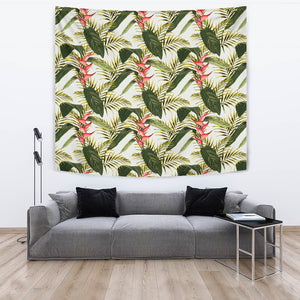 Heliconia Pattern Wall Tapestry