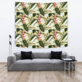 Heliconia Pattern Wall Tapestry