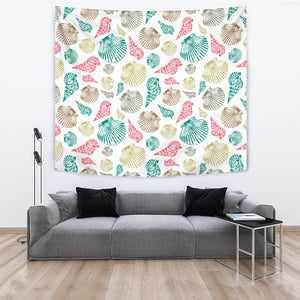 Colorful Shell Pattern Wall Tapestry