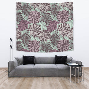 Spider Web Cobweb Design Color Pattern Wall Tapestry