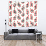 Papaya Pattern Wall Tapestry