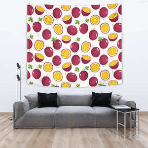 Passion Fruit Design Pattern Wall Tapestry