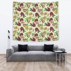 Passion Fruit Pattern Wall Tapestry