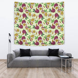 Passion Fruit Pattern Wall Tapestry