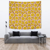 Passion Fruits Slice Pattern Wall Tapestry