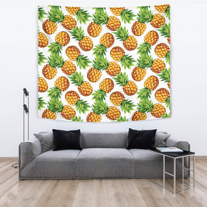 Pineapples Design Pattern Wall Tapestry