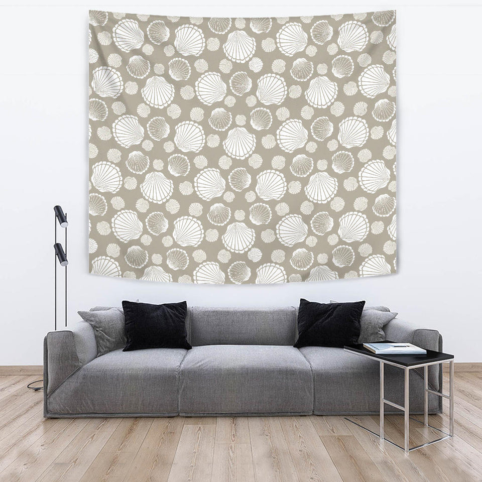 Scallop Shell Pattern Wall Tapestry