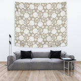 Scallop Shell Pattern Wall Tapestry