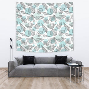 Shell Polynesian Tribal  Wall Tapestry