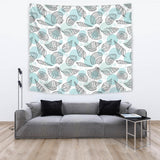 Shell Polynesian Tribal  Wall Tapestry