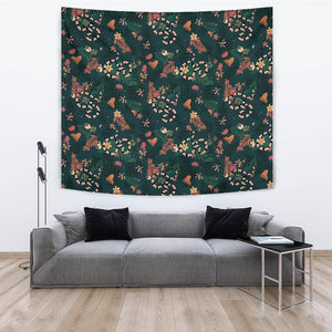 Snake Forest Pattern Wall Tapestry