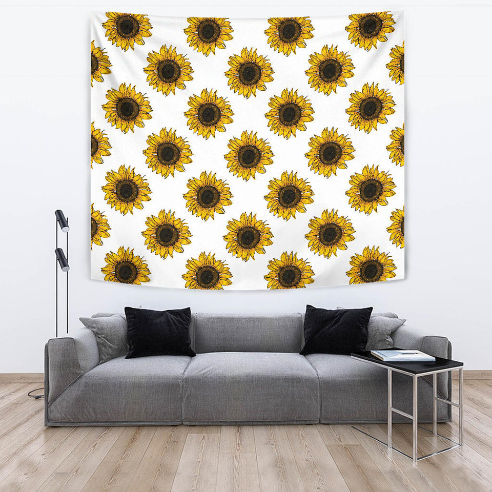 Sunflowers Design Pattern Wall Tapestry