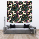 Unicorns Forest Background Wall Tapestry