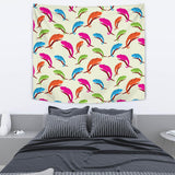 Colorful Chameleon Lizard Pattern Wall Tapestry