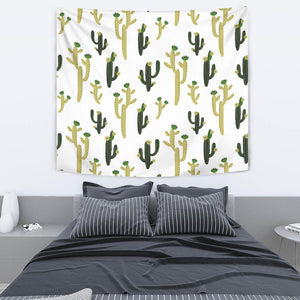 Cute Cactus Pattern Wall Tapestry