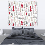 Cute Christmas Tree Pattern Wall Tapestry