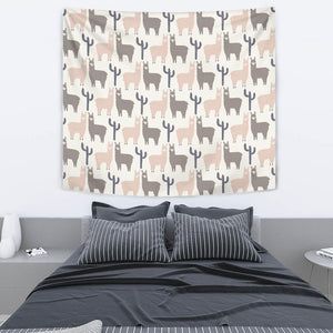 Llama Alpaca Pattern Wall Tapestry