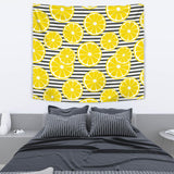 Slice Of Lemon Design Pattern Wall Tapestry