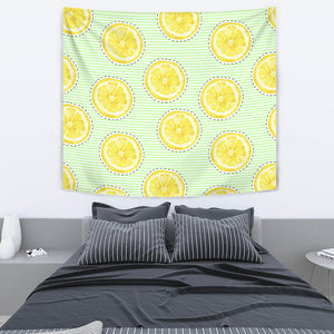 Slice Of Lemon Pattern Wall Tapestry