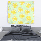 Slice Of Lemon Pattern Wall Tapestry