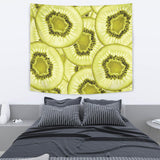 Sliced Kiwi Pattern Wall Tapestry