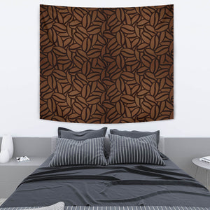 Coffee Bean Pattern Wall Tapestry