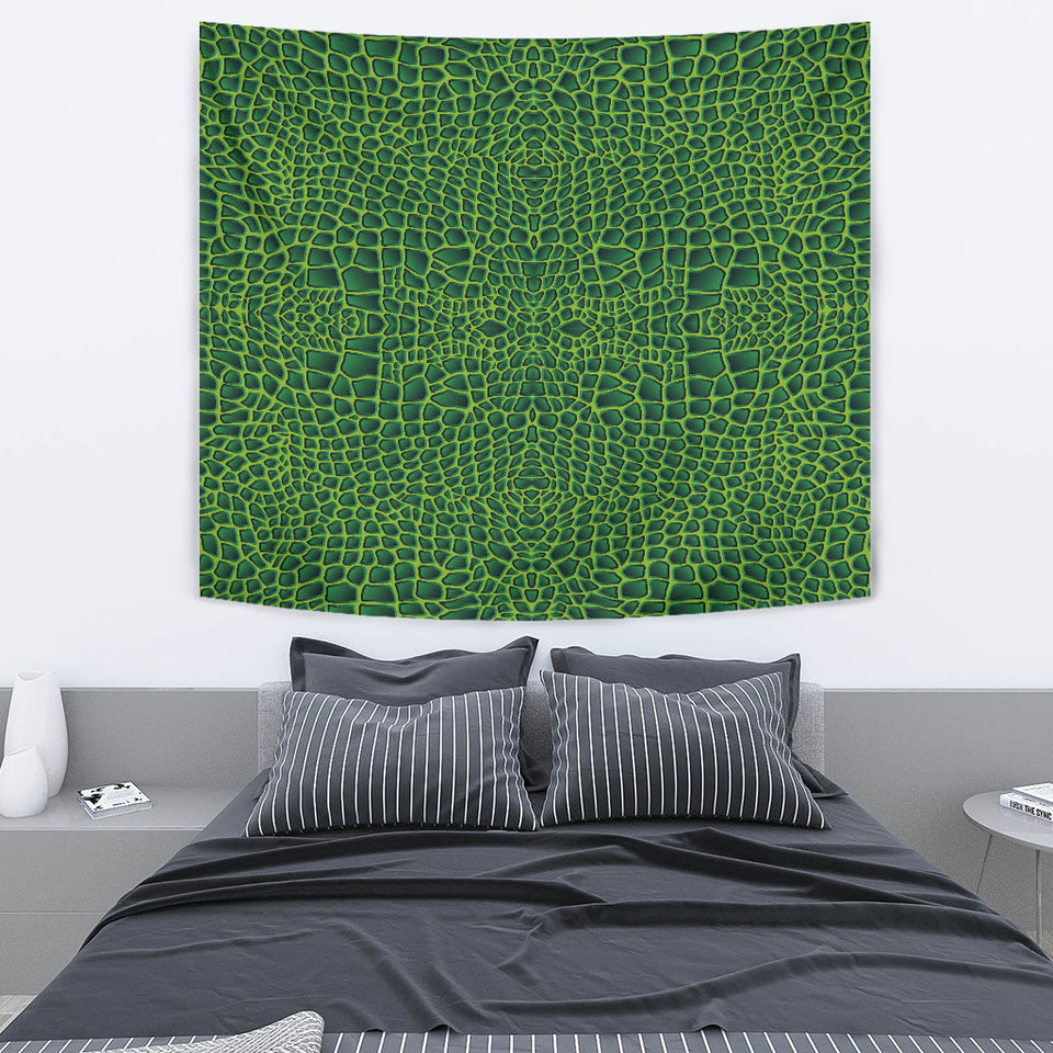 Crocodile Skin Printed Wall Tapestry