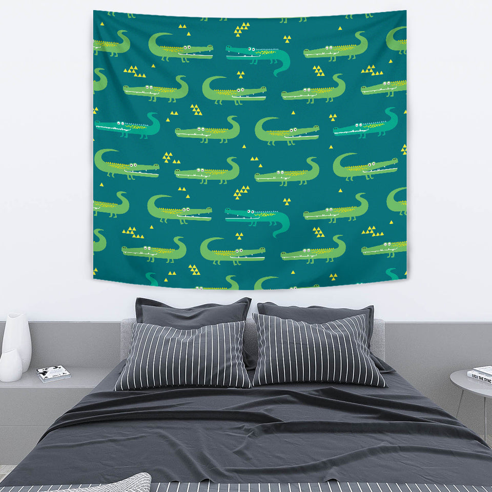 Crocodile Pattern Wall Tapestry