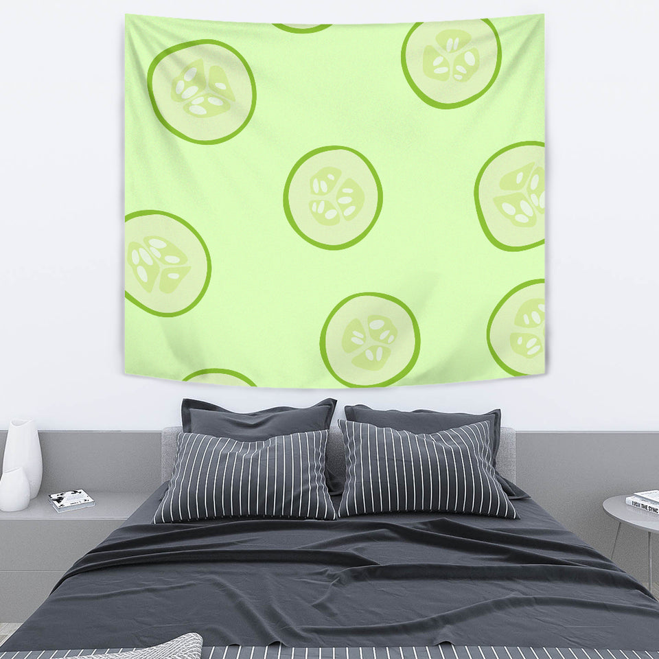 Cucumber Pattern Wall Tapestry