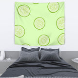 Cucumber Pattern Wall Tapestry