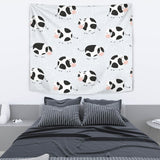 Cute Cows Pattern Wall Tapestry