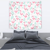 Cute Flamingo Pattern Wall Tapestry