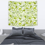 Cute Frog Dragonfly Pattern Wall Tapestry