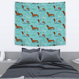 Dachshund Decorative Background Wall Tapestry