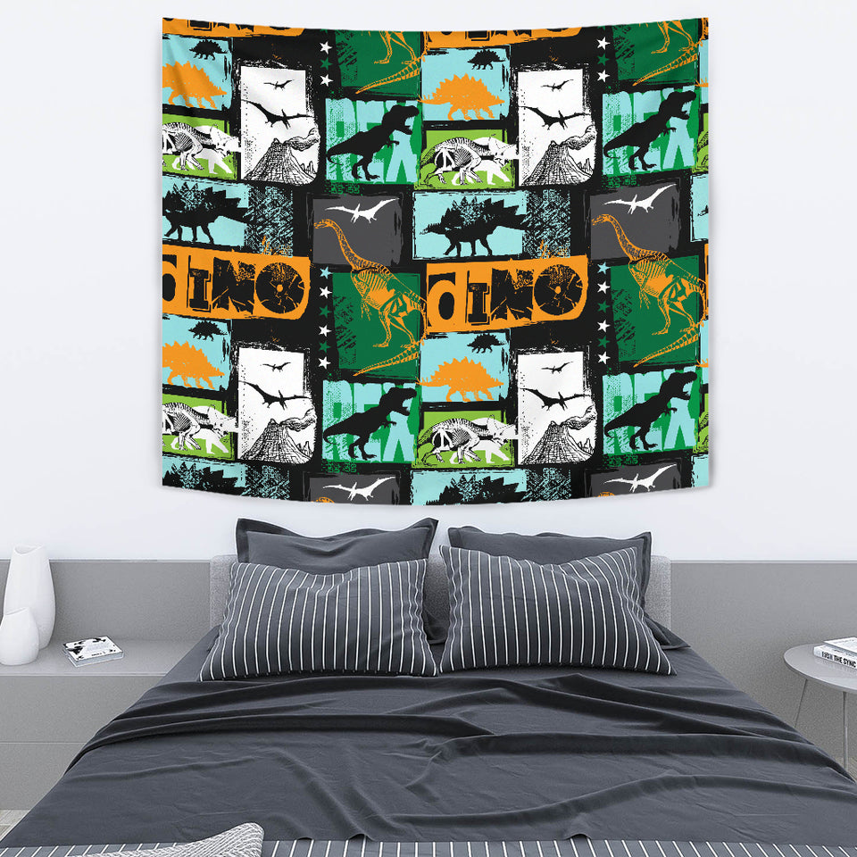 Dinosaurs Print Pattern Wall Tapestry