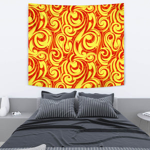 Fire Flame Design Pattern Wall Tapestry