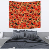 Fire Flame Pattern Wall Tapestry