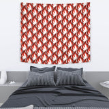 Fire Flame Symbol Design Pattern Wall Tapestry