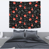 Fox Sleeping Fox Pattern Wall Tapestry