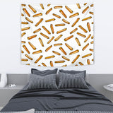 French Fries Potato Pattern Wall Tapestry