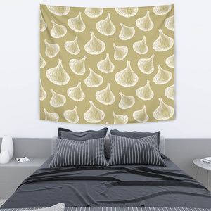 Garlic Design Pattern Wall Tapestry