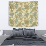 Ginkgo Leaves Design Pattern Wall Tapestry