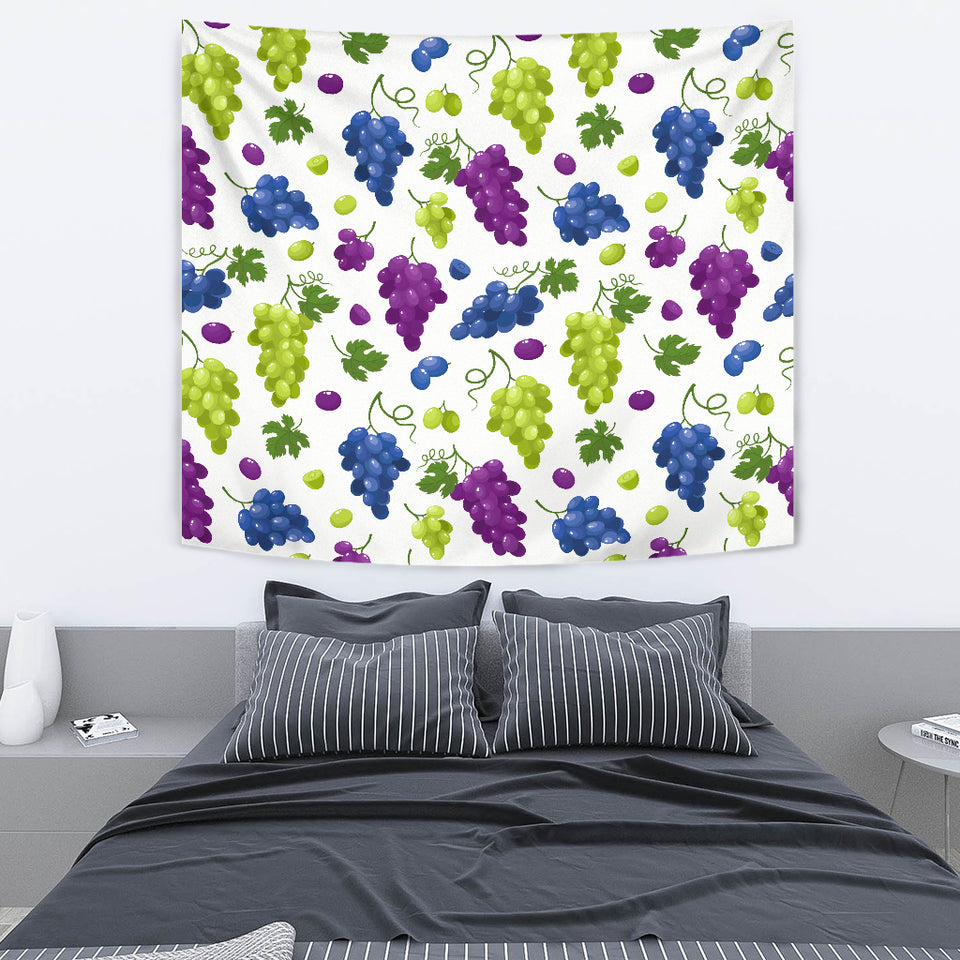 Grape Pattern Wall Tapestry