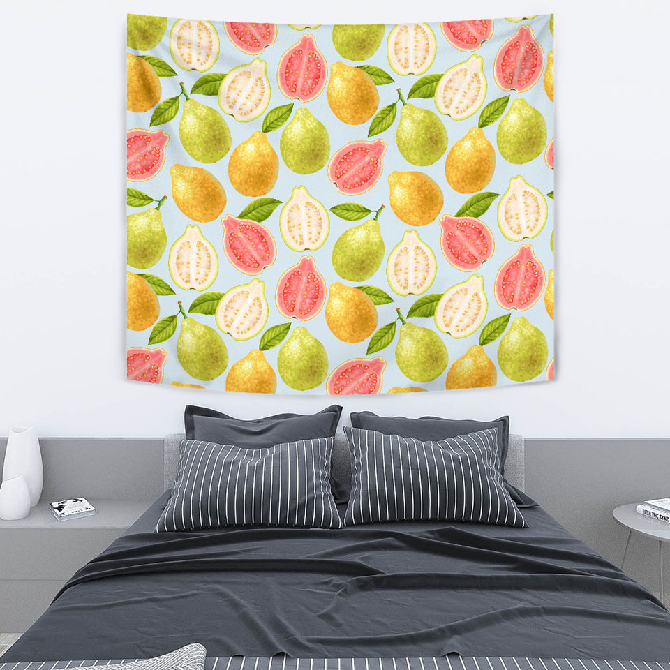 Guava Design Pattern Wall Tapestry