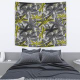 Hand Drawn Dragonfly Pattern Wall Tapestry