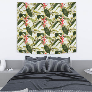 Heliconia Pattern Wall Tapestry