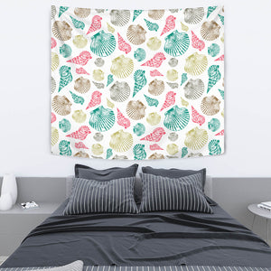 Colorful Shell Pattern Wall Tapestry