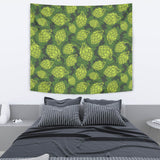 Hop Pattern Hop Cone Background Wall Tapestry